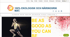 Desktop Screenshot of goforlife.se